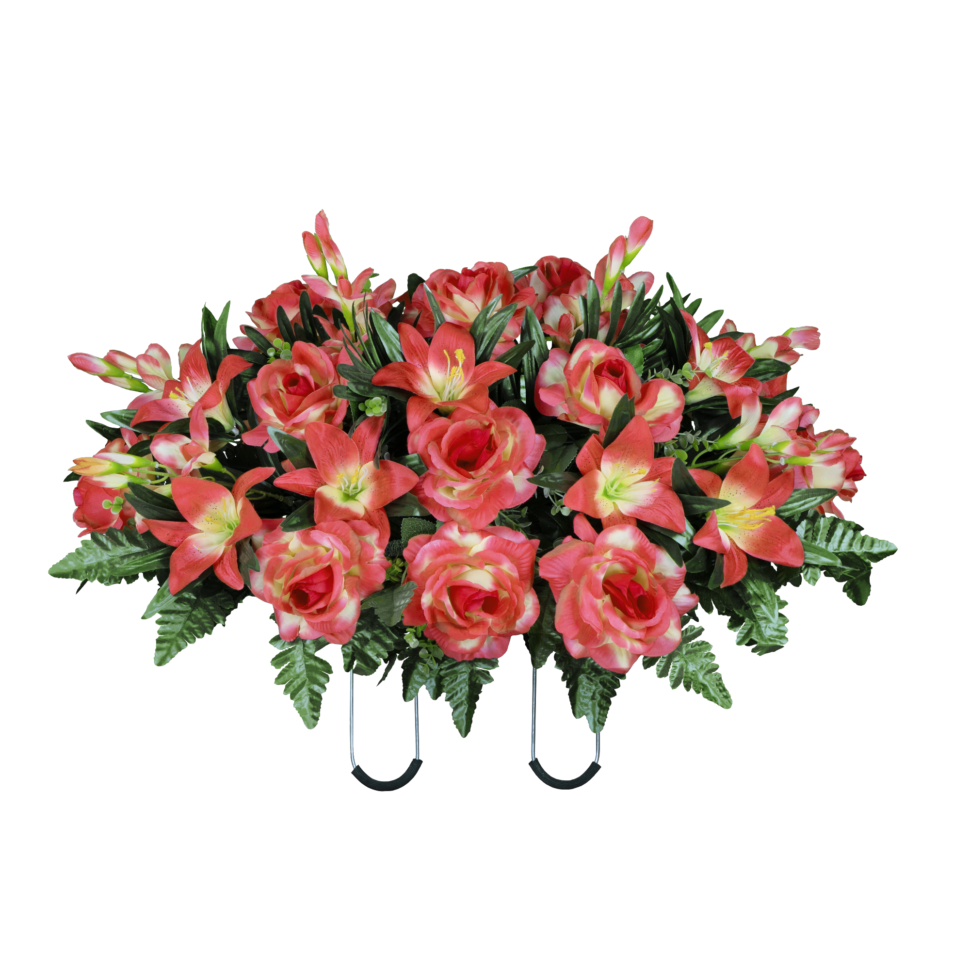 Coral Gladiolus Rose Lily - View 1