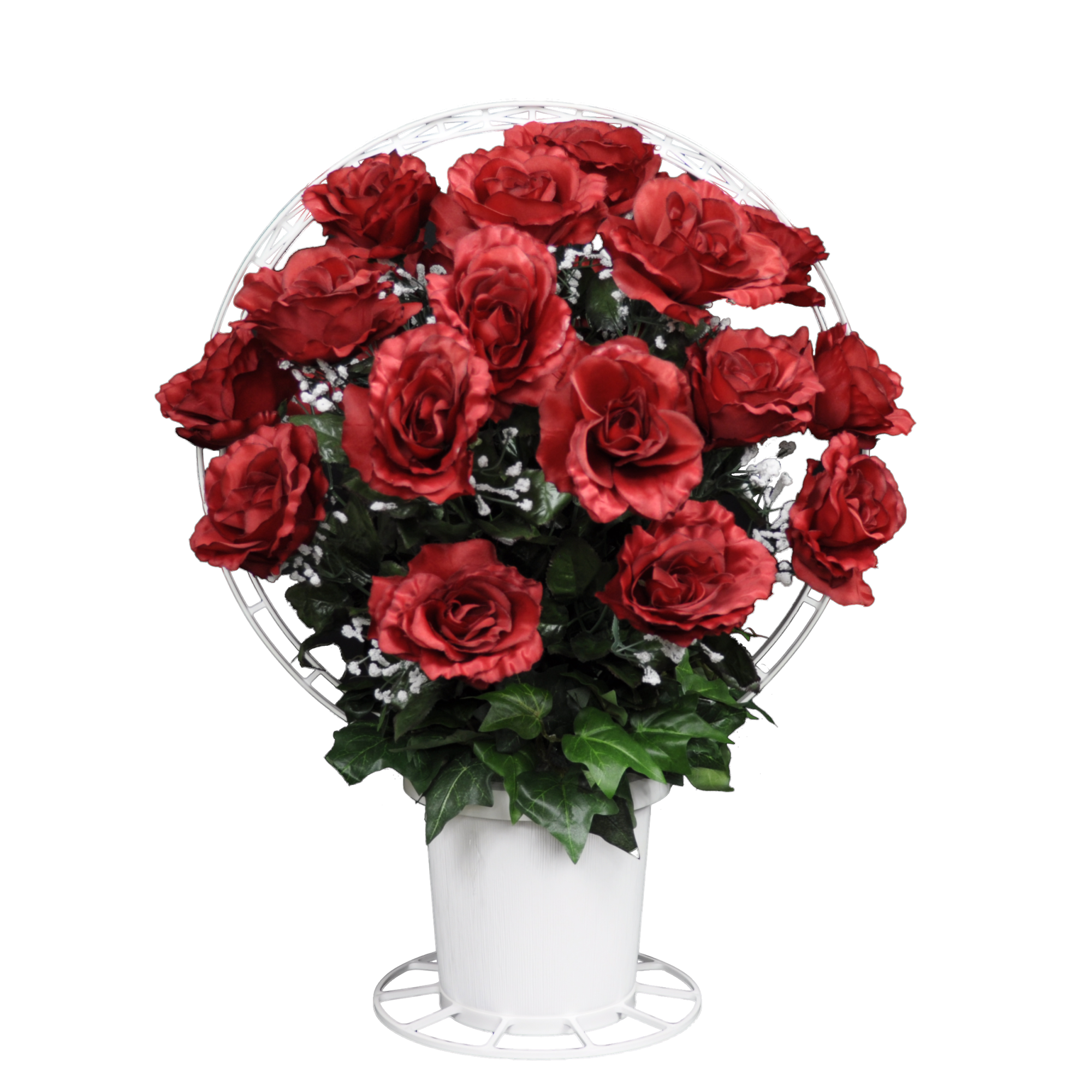 Red Open Rose - View 1